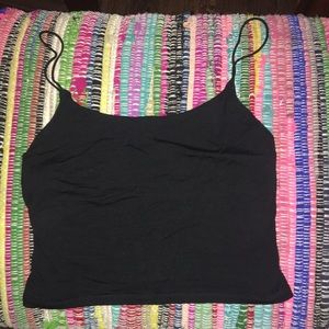 Strappy Black tank!